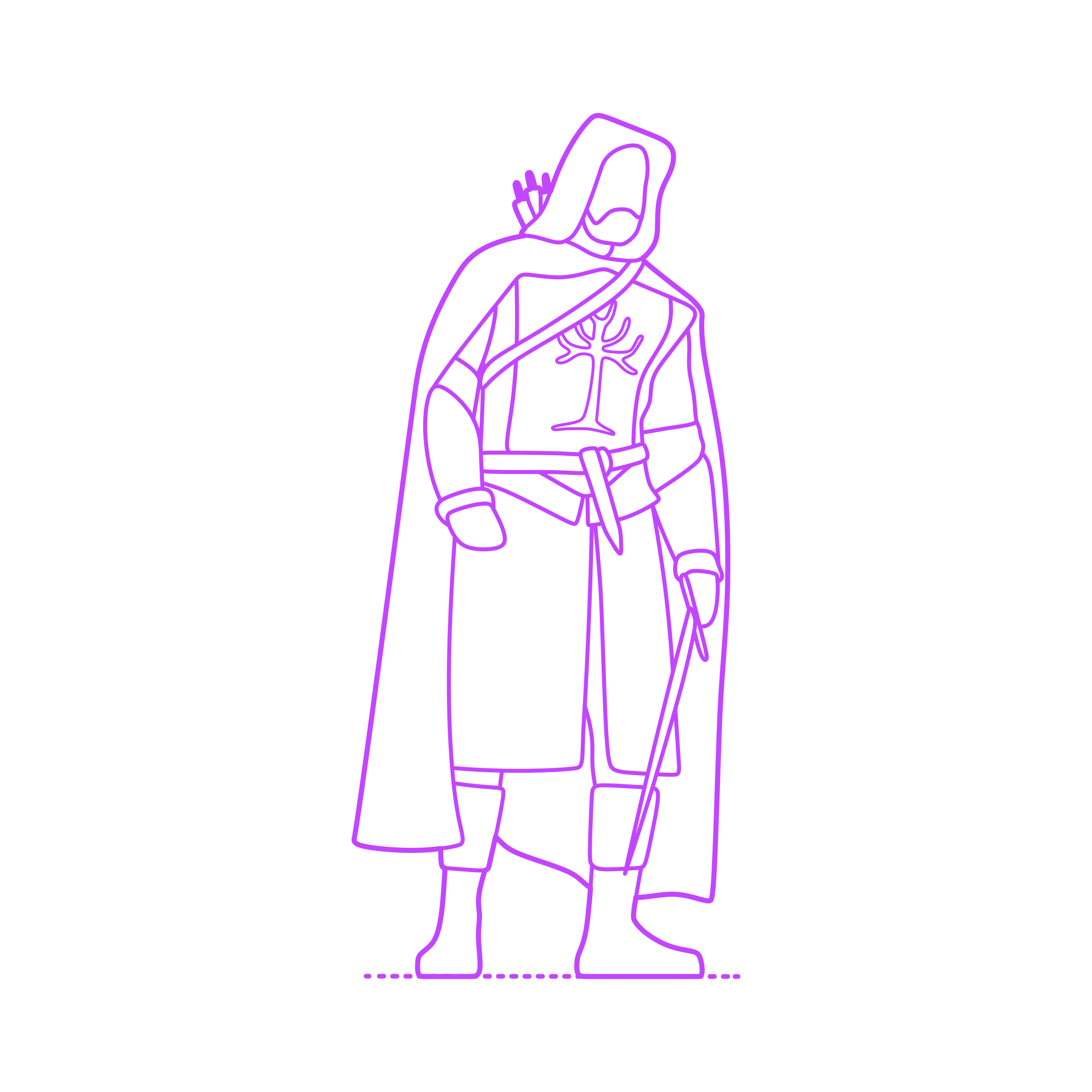Pop Culture Lord Of The Rings Faramir Contour Svg Vector Free Vectors
